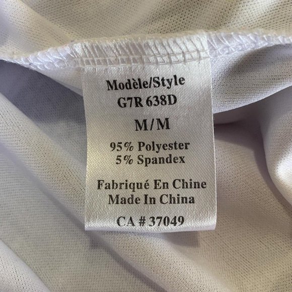 Le Grenier Women's Dress Size M Sleeveless Tiered Graphic Print Black & White - Picture 7 of 8